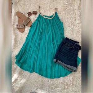 NWOT Noveaumonde Jade Flouncy Dress/Tunic/Coverup